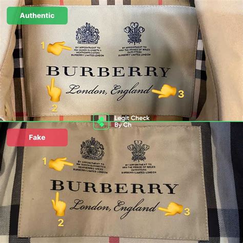 burberry fake vs real